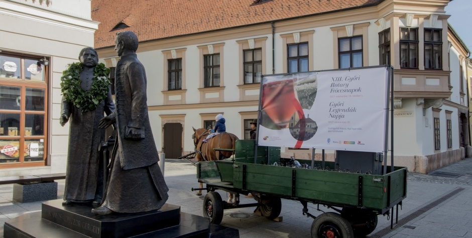 Jedlik emléke a fröccs városában