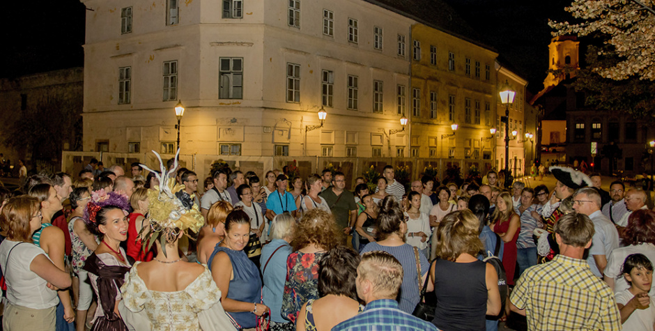 A barokk Győr esti fényei - Séta és hajózás 